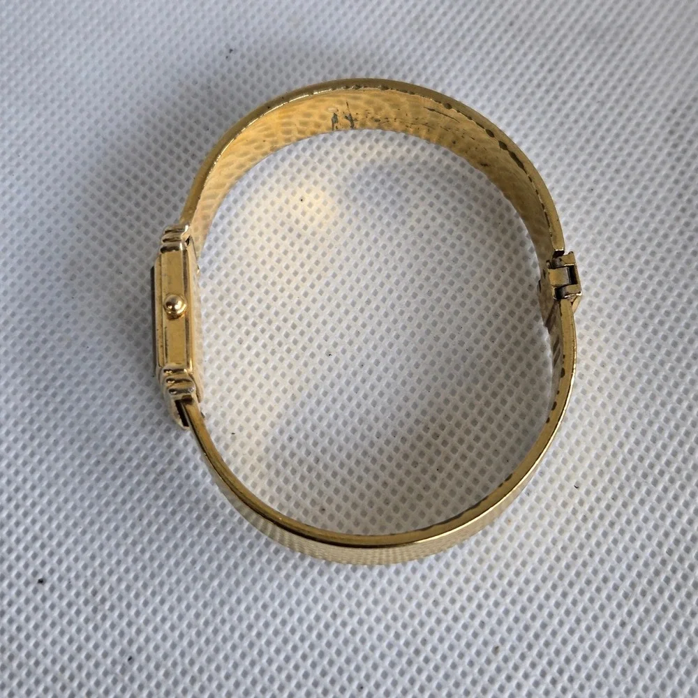 Citizen Quartz Ladies Watch 5421-N69897 Rectangular Gold Tone Bangle 5.5